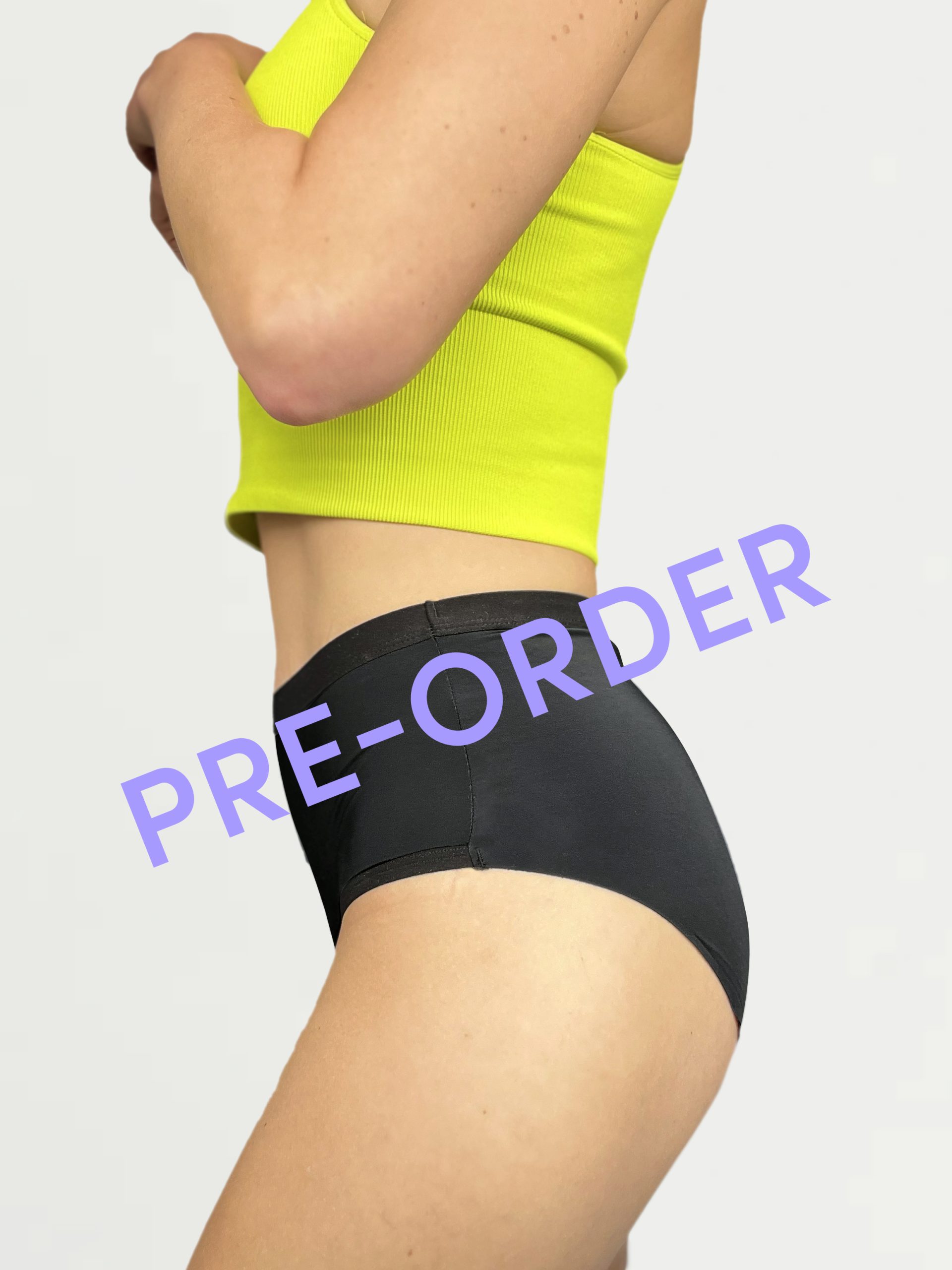 High-rise incontinence and period pants - Black - Image 5